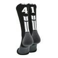 thumbnail image 1 of Black/White Player Id Crew Number Socks (#41, Large), 1 of 2