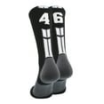 thumbnail image 1 of Black/White Player Id Crew Number Socks (#46, Small), 1 of 2