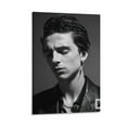 thumbnail image 1 of Black White Post - American Actor Timothée Chalamet Artworks Picture Print Poster Wall Art Painting Canvas Gift Decor Home Posters Decorative 24x36inch(60x90cm), 1 of 6