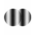 thumbnail image 1 of Black White Round 13 Inch Placemats Set of 2, Gradient Gray Monochrome Minimalist Stripe HeatResistant Non Slip Place Mats for Dining Table, Wipeable Braided Kitchen Table Mats for Housewarming, 1 of 9