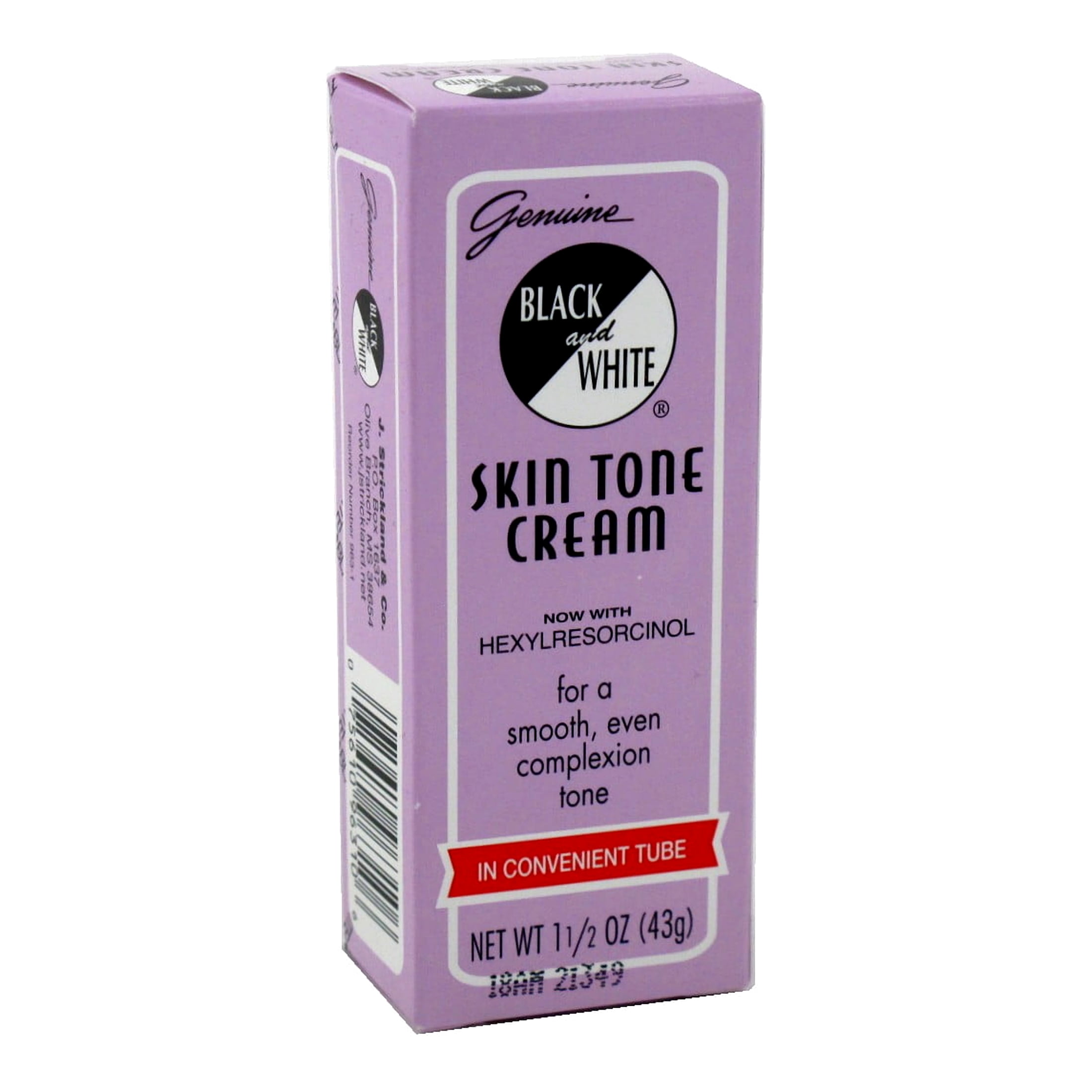 Black & White Skin Tone Cream Tube 1.5oz (Pack of 3)