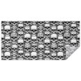 thumbnail image 1 of Black White Skull Stack Pattern Rectangle Tablecloth 60"x120",Waterproof Polyester Rectangle Table Cloth, Wipeable Spillproof Polyester Tablecloth for Dining, Camping, Indoor and Outdoor, 1 of 6
