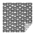 thumbnail image 1 of Black White Skull Stack Pattern Square Tablecloth,Waterproof Square Table Cover,Wipeable Spillproof Washable Table Cover for Home Kitchen Party Decor 42"X42"(107x107cm), 1 of 6