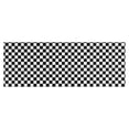 thumbnail image 1 of Black and White Small Checkered Pattern Kitchen Rug Mat,Kitchen Runner Rugs Non Skid Washable,Decorative Kitchen Floor Mats for Kitchen,Sink,Laundry,17"X47", 1 of 5