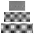 thumbnail image 1 of Black White Small Checkered Pattern Kitchen Rugs Sets Of 3,Kitchen Runner Rugs Non Skid Washable,Decorative Kitchen Floor Mats for Kitchen,Sink,Laundry,17"x30"+ 17"x47" + 17"x59", 1 of 6