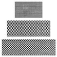 thumbnail image 1 of Black and White Small Checkered Pattern Kitchen Rugs Sets Of 3,Kitchen Runner Rugs Non Skid Washable,Decorative Kitchen Floor Mats for Kitchen,Sink,Laundry,17"x30"+ 17"x47" + 17"x59", 1 of 6