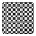 thumbnail image 1 of Black White Small Checkered Pattern Square Fitted Tablecloth with Elastic Edge,Square Table Cover,Washable Elastic Table Cover for Home Kitchen Party Decor 36"x36", 1 of 6