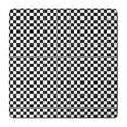 thumbnail image 1 of Black and White Small Checkered Pattern Square Fitted Tablecloth with Elastic Edge,Square Table Cover,Washable Elastic Table Cover for Home Kitchen Party Decor 36"x36", 1 of 6