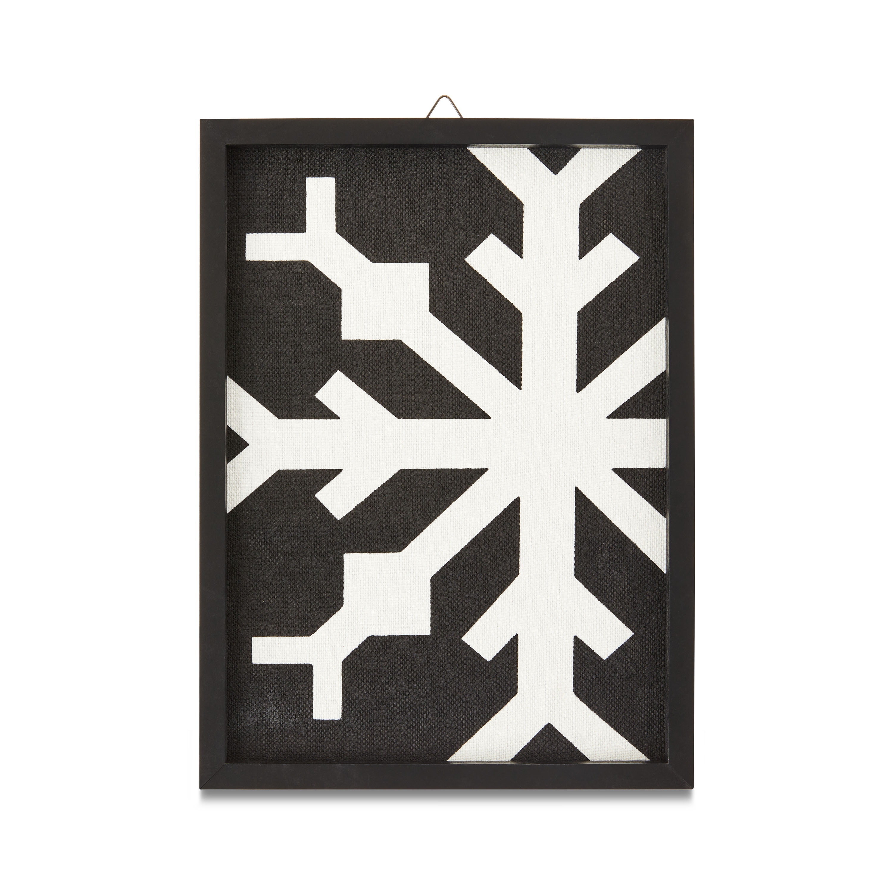 Black/White Snowflake Wall Décor, by Holiday Time