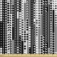thumbnail image 1 of Ambesonne Black and White Fabric by the Yard Upholstery, Geometrical, 1 Yard, Black White, 1 of 5
