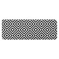 thumbnail image 1 of Black White Square Checkered Pattern Kitchen Rug Mat,Kitchen Runner Rugs Non Skid Washable,Decorative Kitchen Floor Mats for Kitchen,Sink,Laundry,17"x47.2", 1 of 7