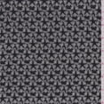 thumbnail image 1 of Black/White Starfish Silk Crepe de Chine, Fabric Sold By the Yard, 1 of 1