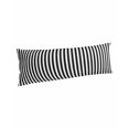 thumbnail image 1 of Black White Stripe Body Pillow Covers, Modern Minimalist Geometric Striped Soft Bed Throw Pillowcases Breathable Cooling Long Lumbar Body Pillow Sham Cover for Bed Sofa 20''x54'', 1 of 7