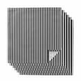thumbnail image 1 of Black White Stripe Cloth Napkins, Modern Minimalist Geometric Striped Washable and Reusable Dinner Napkins Set of 6, Table Napkin for Kitchen Party Birthday Wedding Hotel Housewarming 20"x20", 1 of 8