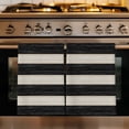 thumbnail image 1 of Black White Striped Kitchen Towels Set of 1, Farmhouse Vintage Shabby Chic Wood Grain Absorbent Dish Towels for Kitchen, Microfiber Hand Towel, Quick Drying Tea Towel for Cleaning Dishcloths, 1 of 7