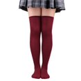 thumbnail image 1 of Black White Striped Long Socks Women Over Knee Thigh High Socks Over The Knee Stockings For Ladies Girls Warm Knee Socks, 1 of 6