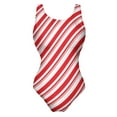 thumbnail image 1 of Black White Striped Swimsuit Abstract Lines Push Up Swimwear One Piece Holiday Rave Bathing Suits Swimsuits Beach Outfits, 1 of 5