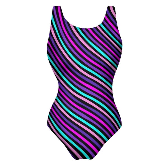 Black White Striped Swimsuit Abstract Lines Push Up Swimwear One Piece Holiday Rave Bathing Suits Swimsuits Sexy Beach Outfits