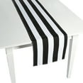 thumbnail image 1 of Black & White Striped Table Runner - Home Decor - 3 Pieces, 1 of 1
