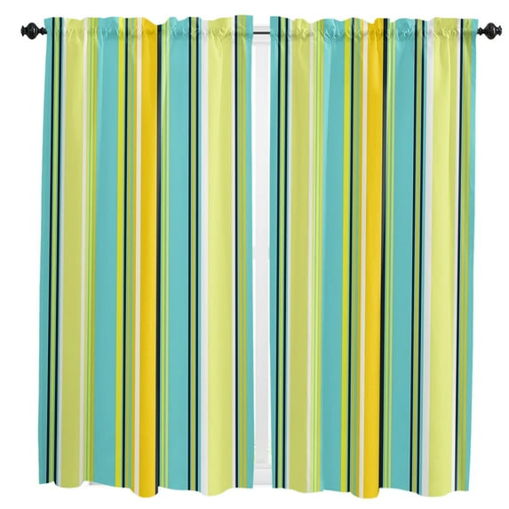 Black White Stripes Curtains for Living Room Bedroom Curtains Kitchen Curtains for the Kids Room Window Treatments Drapes