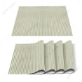 thumbnail image 1 of Black White Stripes Pattern Table Mat Kitchen Decoration Placemat Table Napkin For Wedding Dining Accessories Table Mat, 1 of 5