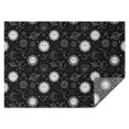 thumbnail image 1 of Black White Sun Moon Planet Star Pattern Rectangle Tablecloth 60"x84",Waterproof Polyester Rectangle Table Cloth, Wipeable Spillproof Polyester Tablecloth for Dining, Camping, Indoor and Outdoor, 1 of 5