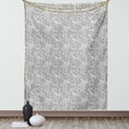 thumbnail image 1 of Black and White Tapestry, Paisley Design with Sketch Style Flowers Leaves on Monochrome Background, Wall Hanging for Bedroom Living Room Dorm Decor, 40W X 60L Inches, Black White, by Ambesonne, 1 of 2