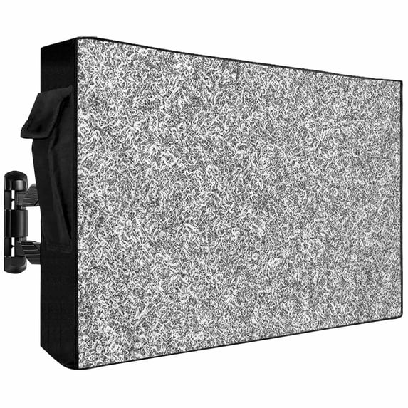Black White Texture Outdoor TV Cover 70 to 75 inch Abstract Modern ...