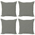 thumbnail image 1 of Ambesonne Black and White Throw Pillow Cover 4 Pack, Maze Labyrinth, 24", Black and White, 1 of 2
