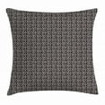 thumbnail image 1 of Black and White Throw Pillow Cushion Cover, Hand Drawn Repeating Stripes with Grunge Effect on Dark Toned Backdrop, Decorative Square Accent Pillow Case, 20 X 20 Inches, White and Black, by Ambesonne, 1 of 2