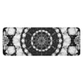 thumbnail image 1 of Black White Tie Dye Mandala Pattern Kitchen Rug Mat,Kitchen Runner Rugs Non Skid Washable,Decorative Kitchen Floor Mats for Kitchen,Sink,Laundry,17"x47.2", 1 of 7