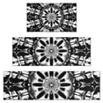 thumbnail image 1 of Black White Tie Dye Mandala Pattern Kitchen Rugs Sets Of 3,Kitchen Runner Rugs Non Skid Washable,Decorative Kitchen Floor Mats for Kitchen,Sink,Laundry,17"x30"+ 17"x47" + 17"x59", 1 of 6