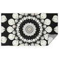 thumbnail image 1 of Black White Tie Dye Mandala Pattern Rectangle Tablecloth 60"x102",Waterproof Polyester Rectangle Table Cloth, Wipeable Spillproof Polyester Tablecloth for Dining, Camping, Indoor and Outdoor, 1 of 6