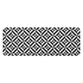 thumbnail image 1 of Black White Triangle Checkered Pattern Kitchen Rug Mat,Kitchen Runner Rugs Non Skid Washable,Decorative Kitchen Floor Mats for Kitchen,Sink,Laundry,17"x47.2", 1 of 7