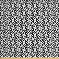 thumbnail image 1 of Ambesonne Black and White Fabric by the Yard Upholstery, Cubical Forms, 2 Yards, White Black, 1 of 4