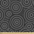 thumbnail image 1 of Ambesonne Black and White Fabric by the Yard Upholstery, Aborginial Art, 1 Yard, Grey Black White, 1 of 5