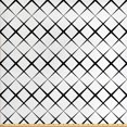 thumbnail image 1 of Black and White Upholstery Fabric by the Yard, Monochrome Pattern with X Shape Intersecting Lines Grid Mesh Abstract, Decorative Fabric for DIY and Home Accents, Black White by Ambesonne, 1 of 4