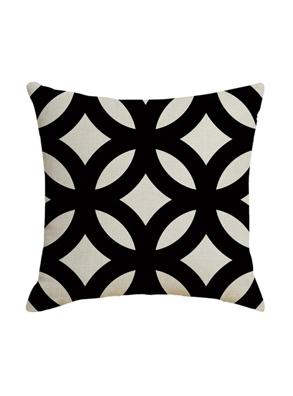 Black and White Outdoor Pillows in Outdoor Pillows