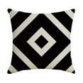 Black White Waterproof Hugging Pillow Household Design Pattern Sand