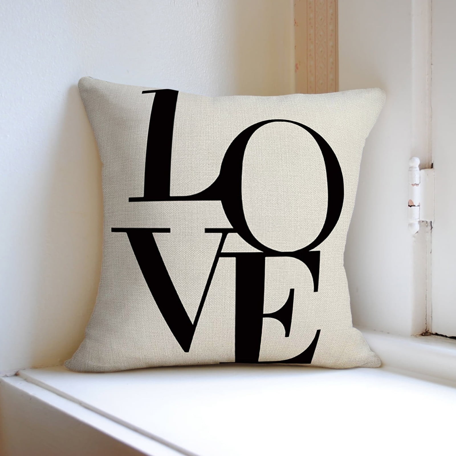 Black White Waterproof Hugging Pillow Household Design Pattern Sand