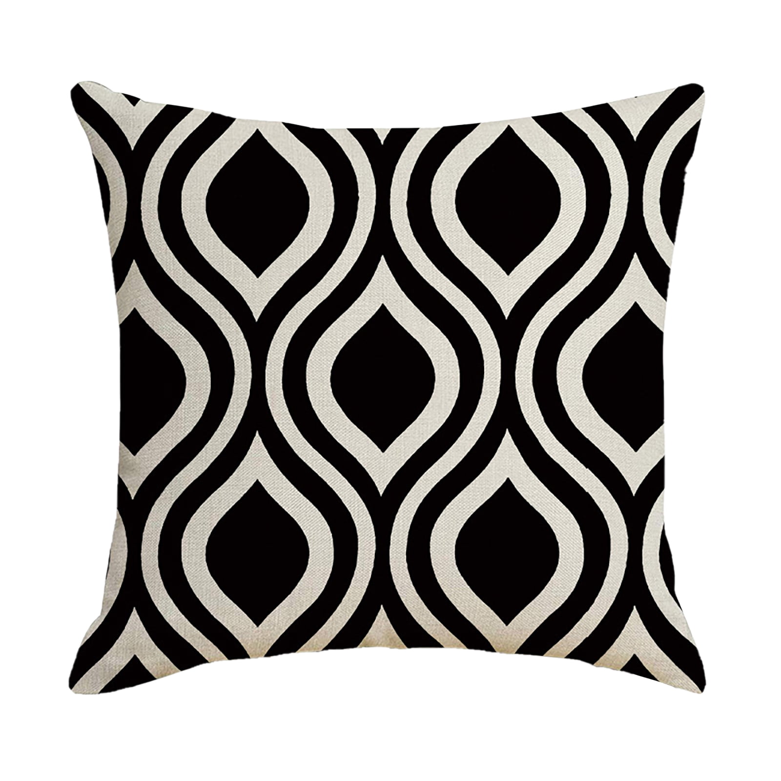 Black White Waterproof Hugging Pillow Household Design Pattern Sand
