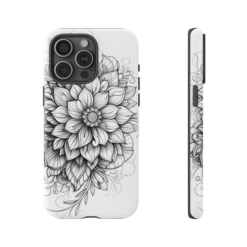 Personalized WildFlowers I Phone Case For IPhone 17 16 15 14 13 12 Pro Max Plus, Cottagecore Flower Cell Cover, Custom Name Phone Case Gift