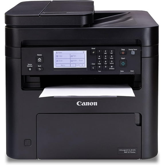 Black & White Wireless Laser All-in-One Printer - Scan, Copy & Automatic Document Feeder