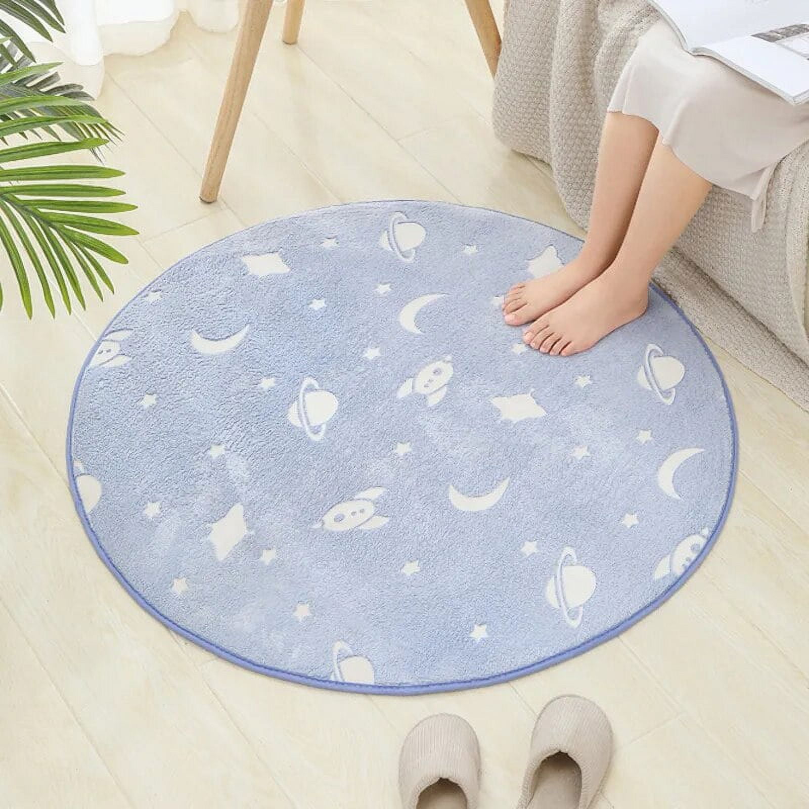 Black White Zebra Round Carpet Ocean Fishes Living Room Area Rug r ...