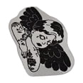 thumbnail image 1 of Black White Zombie Girl Bath Mat, Gothic Halloween Rug, Washable Non-Slip Goth Bath Mat for Bathroom, Front Door, Bedroom, Kitchen, 1 of 5