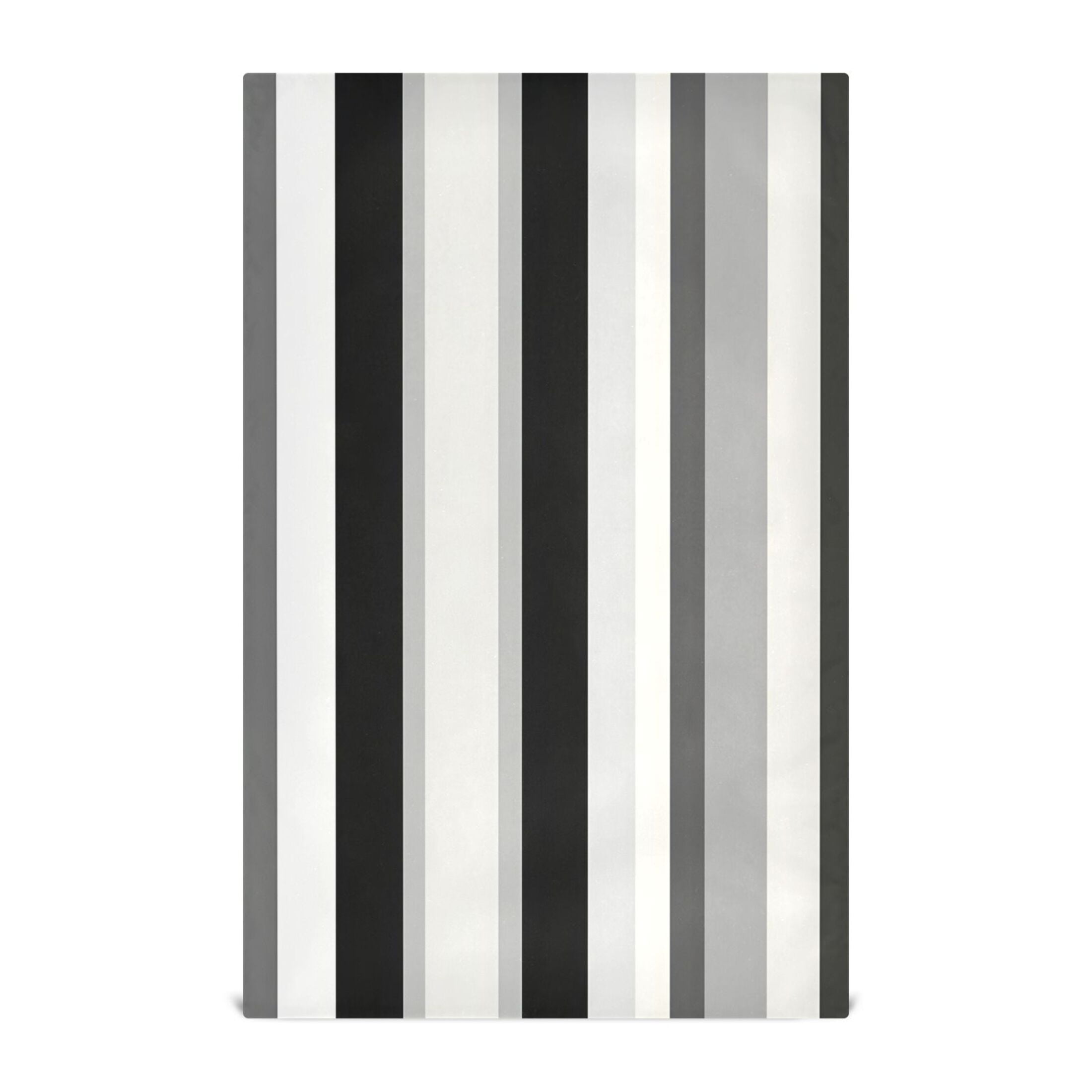 Black White and Gray Stripes Kitchen Towels 6-Piece Pack Tea Towels for Kitchen Decorative Waffle Design 28x18in