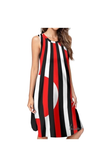 blue dress for baby girl Black and Red Floral Maxi Dress with Strappy Back main image 1