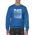 thumbnail image 1 of Black Whyte Techno Style Sweatshirt Men - Men Sweatshirt, 5XL, 1 of 4