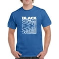 thumbnail image 1 of Black Whyte Techno Style T-Shirt Men -Image by Shutterstock, Male Small, 1 of 4