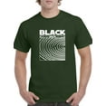 thumbnail image 1 of Black Whyte Techno Style T-Shirt Men -Image by Shutterstock, Male x-Large, 1 of 4